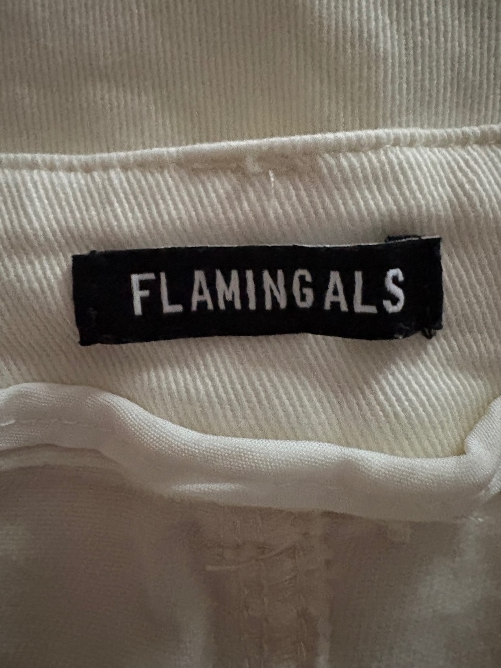 Flamingals Size Small (4/6) Beige Crop Pants - Picture 5 of 6
